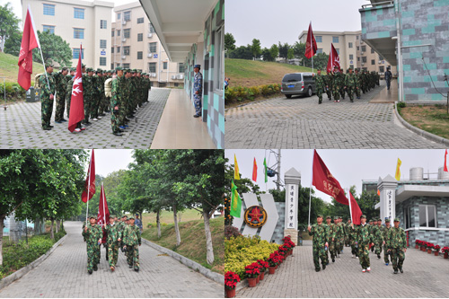 10公里野外拉練，我們向黃埔軍校舊址出發(fā)拉